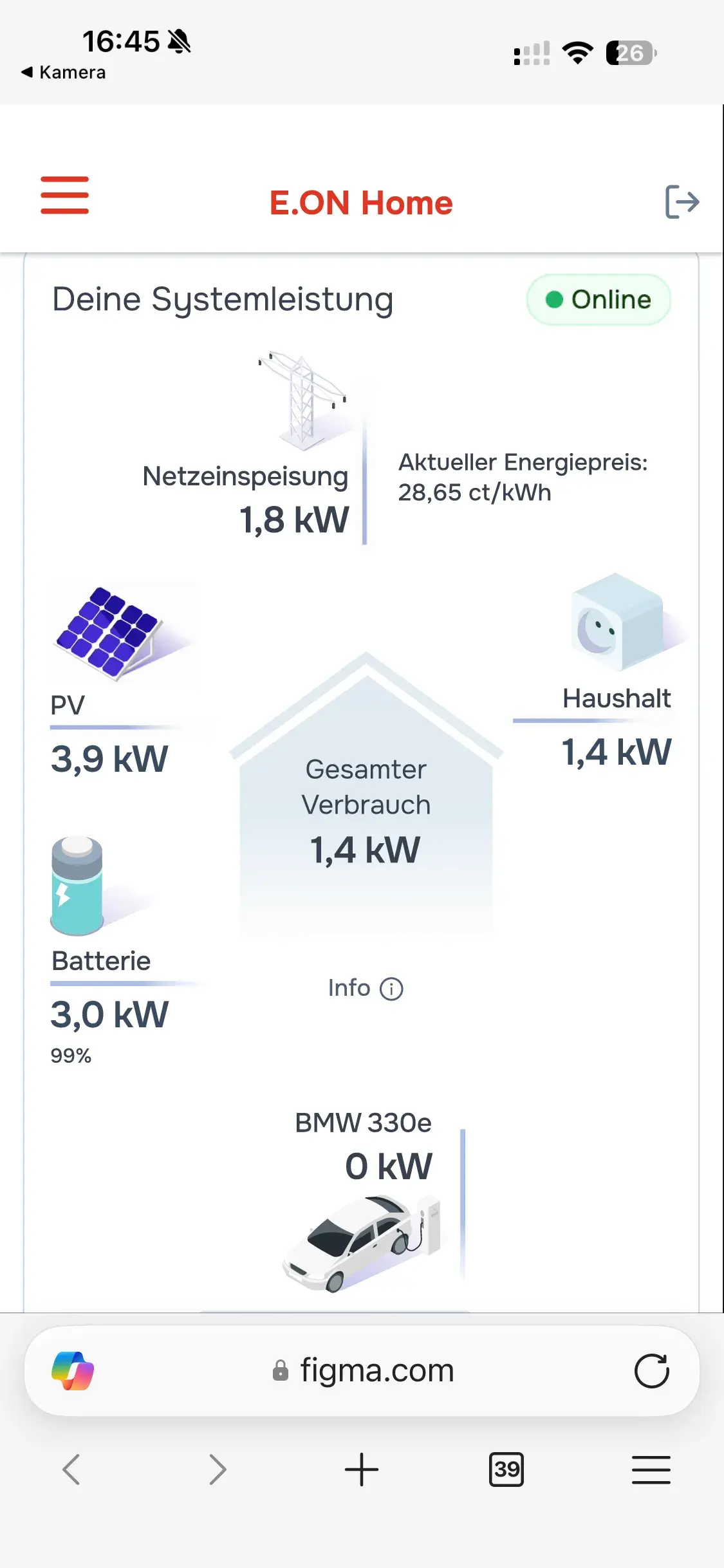 App-Ansicht